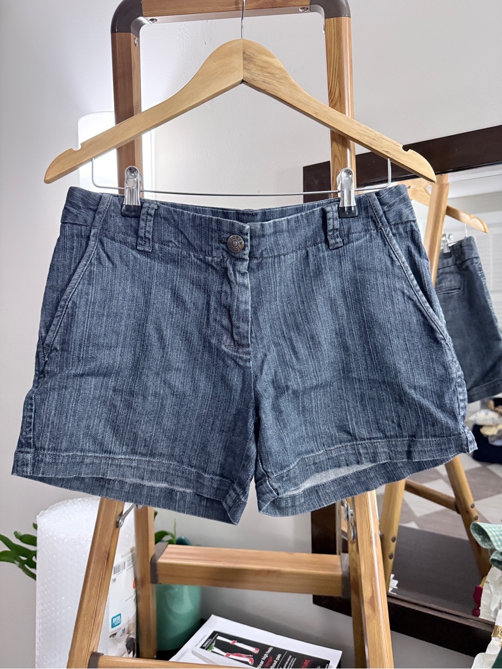 J. Crew Denim Trouser Shorts Size 6